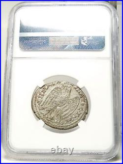 CARACALLA NGC Certified AU abt. Uncirculated Tetradrachm Eagle Roman Empire Coin