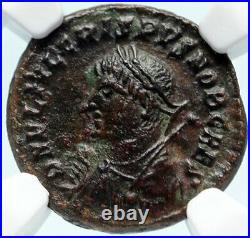 CRISPUS Authentic Ancient 317AD CAMP GATE Roman Coin NGC Certified i83598