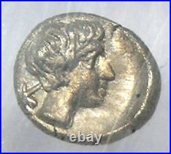 Caria Casolaba AR Tetartemorion Coin 300 BC Certified NGC AU Tiny Coin