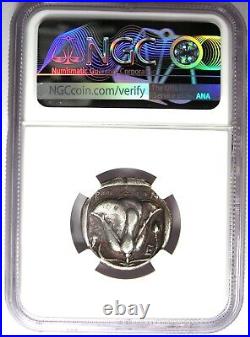 Caria Rhodes AR Tetradrachm Silver Helios Coin 316-305 BC Certified NGC VF