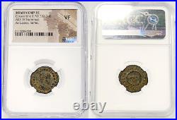 Constantine II son of'the Great' NGC Certified VF. Rome mint. Wreath VOT X Coin