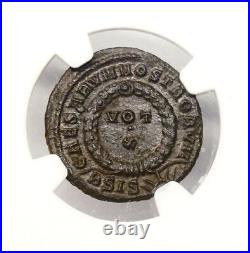 Constantine II son of the GreatNGC Certified Choice XF Wreath VOT. X Roman Coin