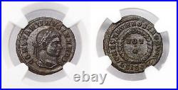 Constantine II son of the GreatNGC Certified Choice XF Wreath VOT. X Roman Coin