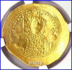 Constantine IX AV Nomisma Gold Christ Coin 1042-55 AD Certified NGC Choice XF
