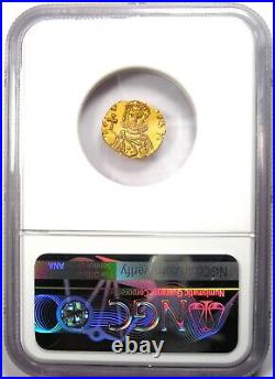 Constantine V AV Tremissis Gold Coin 740-775 AD Certified NGC MS (UNC)