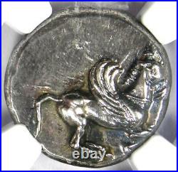 Corinthia Corinth AR Stater Pegasus Athena Coin 515-450 BC Certified NGC AU