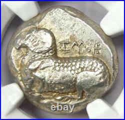 Cyprus Salamis Evanthes AR Stater Ram Coin 450 BC Certified NGC Choice VF