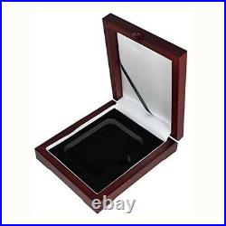 Display Box 1 Coin NGC/PCGS/Premier/Lil Bear Certified Wood Mahogany 10 Pak