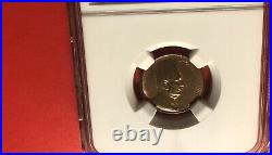 Egypt-1924 H(ah 1342) Unc 1/2 Millieme(k. Fuad), Certified By Ngc Ms-64 Rb. Rare