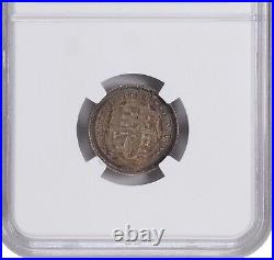 England George III 1816 Sixpence Silver Coin, Uncirculated Ngc Certified Ms65