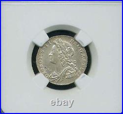 G. B. /england George II 1728 Sixpence Coin, Uncirculated, Certified Ngc Ms62