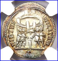 Galerius AR Argenteus Roman Silver Coin 305-311 AD Certified NGC MS (UNC)