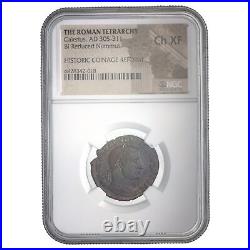 Galerius Roman AE Coin (AD 293-311) NGC Certified CH-XF Condition