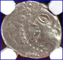 Genuine NGC Certified Ancient Silver Celtic Coin 1st Century BC Gaul Sequani