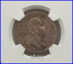 Germany Brunswick. 1789 1/3 Thaler Silver Coin, Uncirculated Certified Ngc Ms61