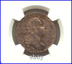 Germany Brunswick. 1789 1/3 Thaler Silver Coin, Uncirculated Certified Ngc Ms61