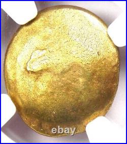 Gold Gaul Ambiani AV Stater Gold Horse Coin 50 BC Certified NGC AU Rare