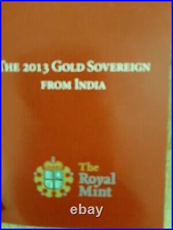 Gold India Sovereign 2013 Certified by NGC MS 69 Queen Elizabeth Coin 1Sov