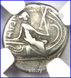 Greek Euboea Histiaea AR Tetrobol Silver Coin 200 BC. Certified NGC VF