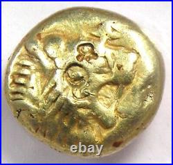 Greek Lydia Lion EL Third Stater Trite Coin 610 BC Certified NGC VF Rare