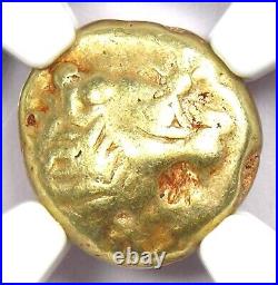 Greek Lydia Lion EL Third Stater Trite Coin 610 BC Certified NGC VF Rare