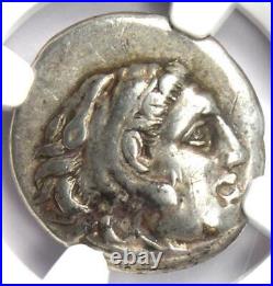 Greek Macedon Alexander the Great AR Drachm Coin 336-323 BC Certified NGC VF
