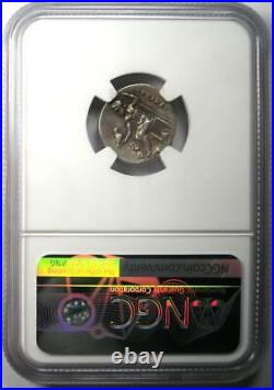Greek Macedon Alexander the Great AR Drachm Coin 336-323 BC Certified NGC VF
