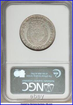 Italy Sardinia Carlo Emanuele 1765 1/4 Scudo Silver Coin, Ngc Certified Xf-40