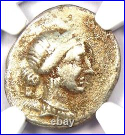 Julius Caesar AR Denarius Silver Venus Coin 46 BC Certified NGC VF