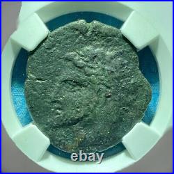 KINGDOM OF NUMIDIA (Berber) c. 208-118 BC Miscipsa/Massinissa AE26 Coin NGC