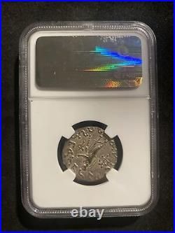 King Azes I Indo-Scythian Ancient King 58BC Silver Greek Coin NGC Certified