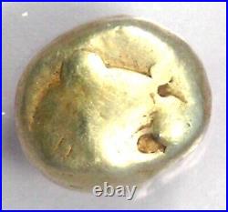 Lydia Lion EL 1/12 Stater Electrum Coin 610 BC Certified NGC Good