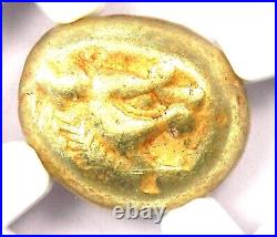 Lydia Lion EL Third Stater Trite Electrum Greek Coin 610 BC Certified NGC VF