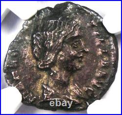 Manlia Scantilla AR Denarius Silver Coin 193 AD Certified NGC Choice XF (EF)