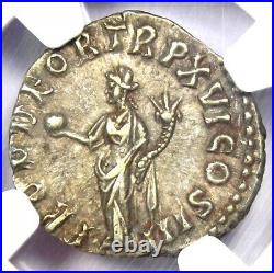 Marcus Aurelius AR Denarius Silver Coin 161 AD Certified NGC Choice XF (EF)