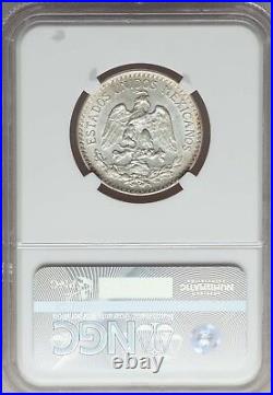 Mexico Estados Unidos 1919 50 Centavos Coin Certified Uncirculated Ngc Ms-62