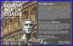 NGC AU Aurelian AD270 -275 Aurelianianus / Antoninianus NGC Ancients Certified