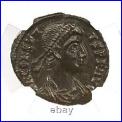 NGC AU Roman AE of Constans I (AD 337-350) ALMOST UNCIRCULATED NGC Certified