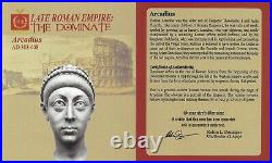 NGC AU Roman AE4 Arcadius AD383-408 NGC Certified Roman Bronze Son of Theodosius