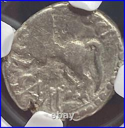 NGC Celtic Sequani Tribe Coin 57BC-50BC Certified Gaul Genuine Ancient Silver