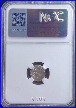 NGC Celtic Sequani Tribe Coin 57BC-50BC Certified Gaul Genuine Ancient Silver