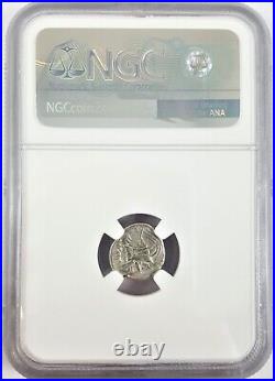 NGC Certified AR Tetrobol of Histiaea / Histiaia Ancient Greek Silver Coin Nymph