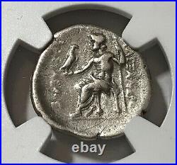 NGC Certified, Ancient Greek, Kingdom of Macedon, 336-323 BC. AR Drachm