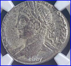 NGC Certified Emperor Elagabalus 218-222 AD Tetradrachm Coin Roman Eagle Genuine