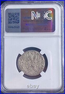 NGC Certified Emperor Elagabalus 218-222 AD Tetradrachm Coin Roman Eagle Genuine