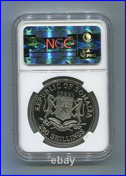 NGC Certified MS 66 Somalia 2000 Nelson Mandela 250 Shillings Rare Coin