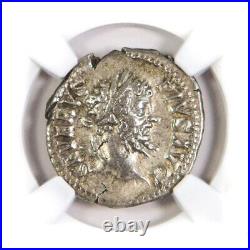 NGC (Ch VF) Roman Denarius Septimius Severus AD193 211 NGC Certified Ancient