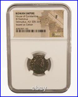 NGC(F) Roman AE3/4 of Delmatius (AD 335 -337) FINE NGC Ancients Certified