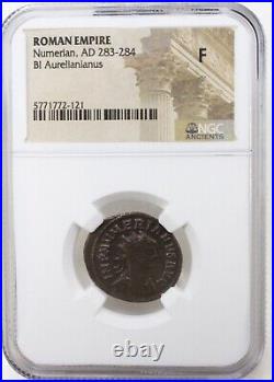 NGC F Roman Billon ANT of Numerian CE 283 284 NGC Ancients Certified FINE