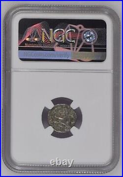 NGC INDO-SCYTHIANS Azes I/II c. 58BC Silver AR Drachm NGC Ancients Certified HG